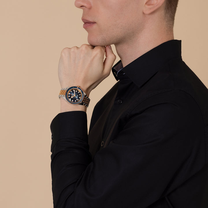 Rado L Capitain Cook R32224203 Autmatik 80std. ZB blau Index 39mm