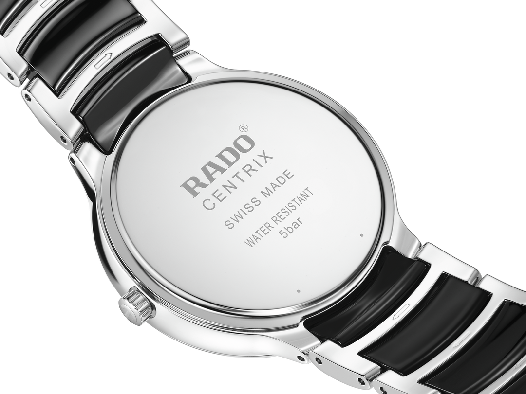 Rado L Centrix R30021712 Q Stahl Keramik ZB schwarz 4 Diam 39.5mm