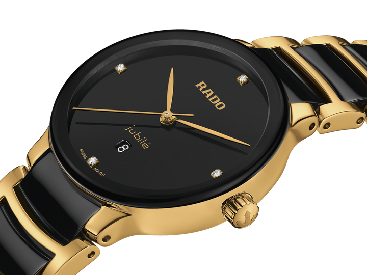 Rado S Centrix R30025712  Q Stahl PVD gelb Keramik ZB 4 Diam 30.5mm