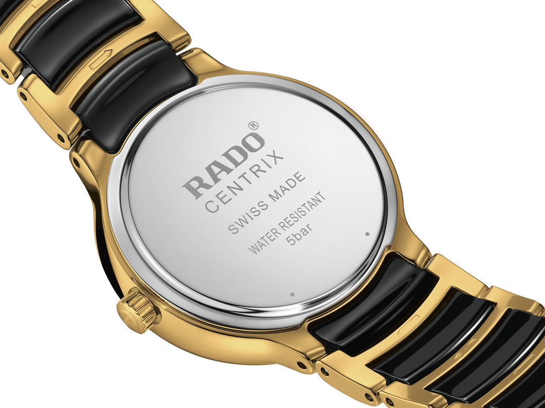 Rado S Centrix R30025712  Q Stahl PVD gelb Keramik ZB 4 Diam 30.5mm