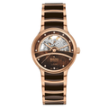 Rado M Centrix R30029942 Automatique 80h Acier PVD or rose Diamants Cœur Ouvert 35mm