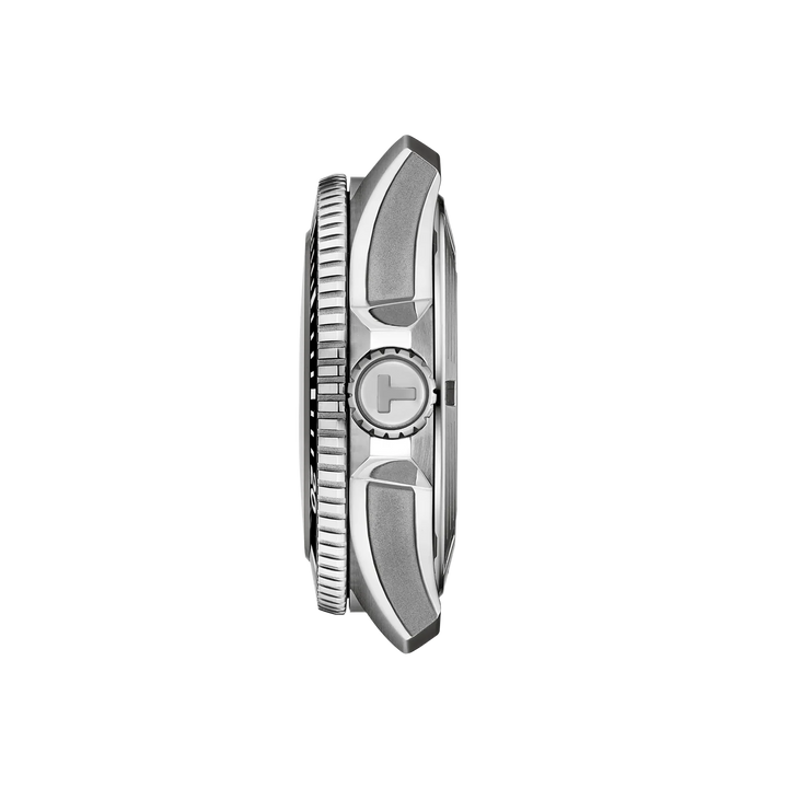 Tissot Seastar 2000 T120.907.11.051.00 Stahl Powermatic 80 ZB schwarz Index Punkte Lunette Keramik 44mm