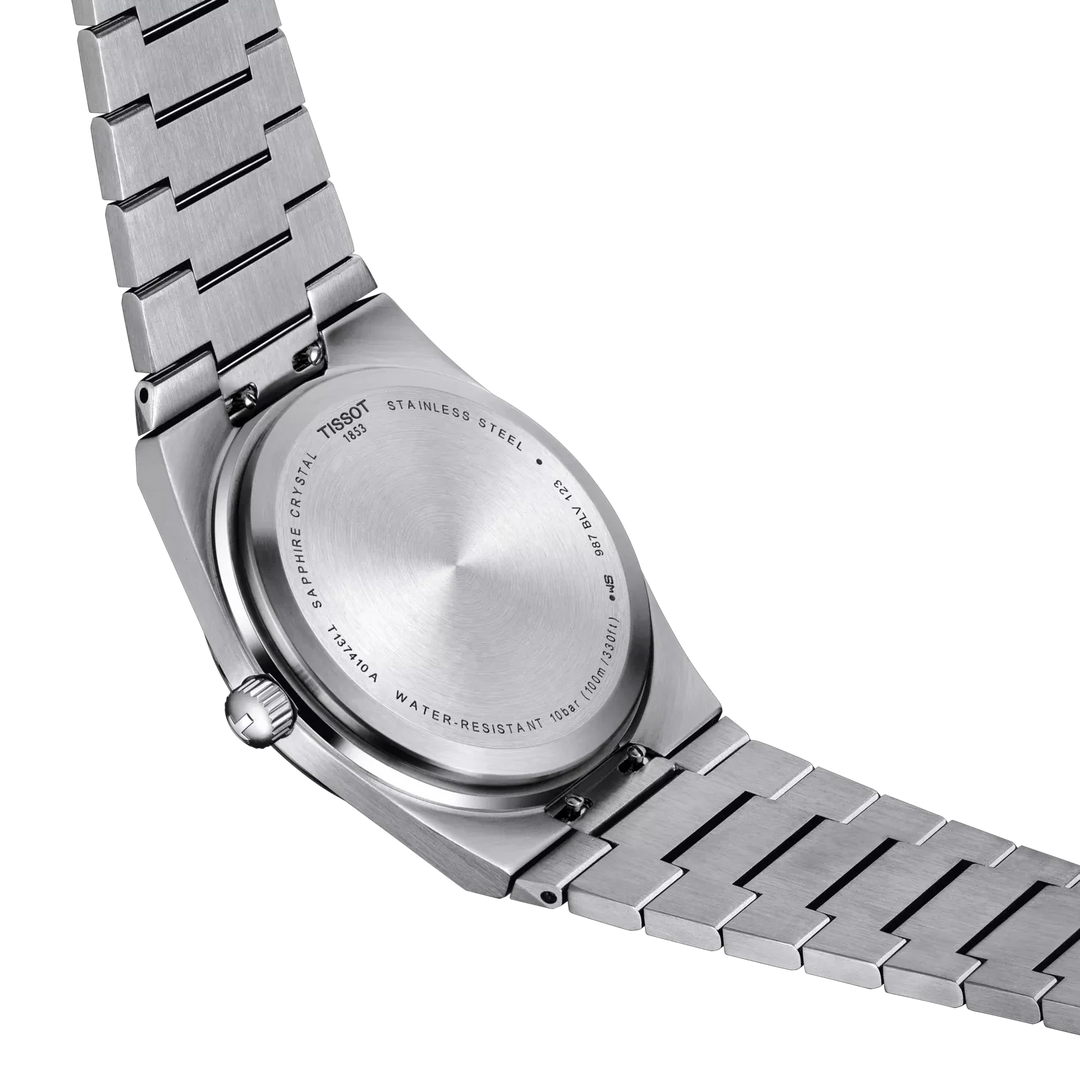 Tissot PRX T137.410.11.041.00 Q Stahl ZB blau Index Metallband 40mm
