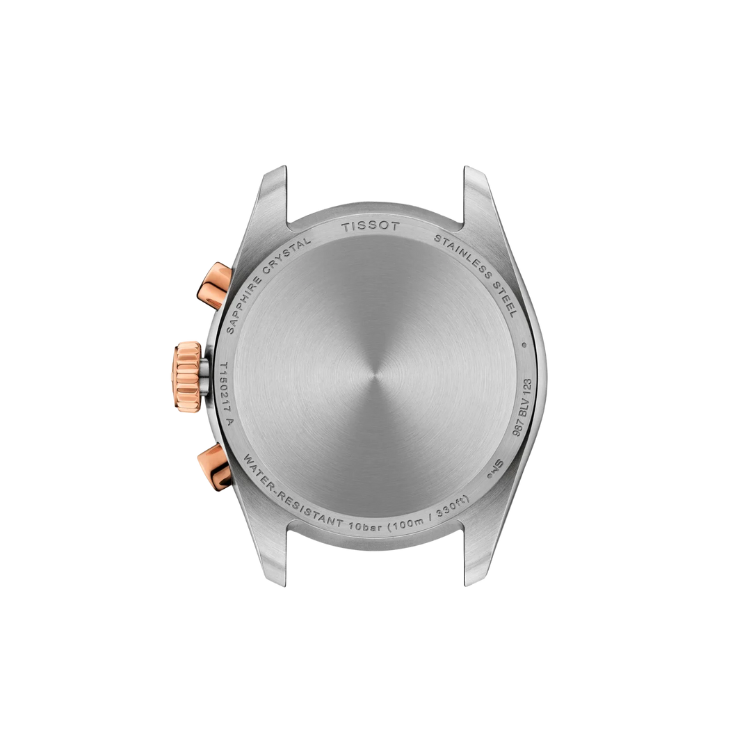 Tissot PR 100 Chronograph Q T150.217.22.111.00 Stahl + PVD rosé ZB Perlmutt 36mm