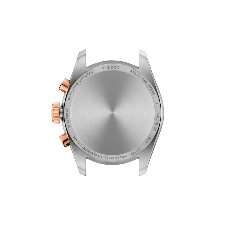 Tissot PR 100 Chronograph Q T150.217.22.111.00 Stahl + PVD rosé ZB Perlmutt 36mm