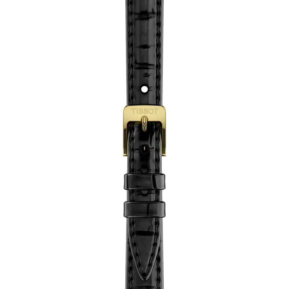 Tissot SRV T160.110.36.126.00 Q Stahl PVD gold ZB 4 Diamanten 30 x 25.8mm
