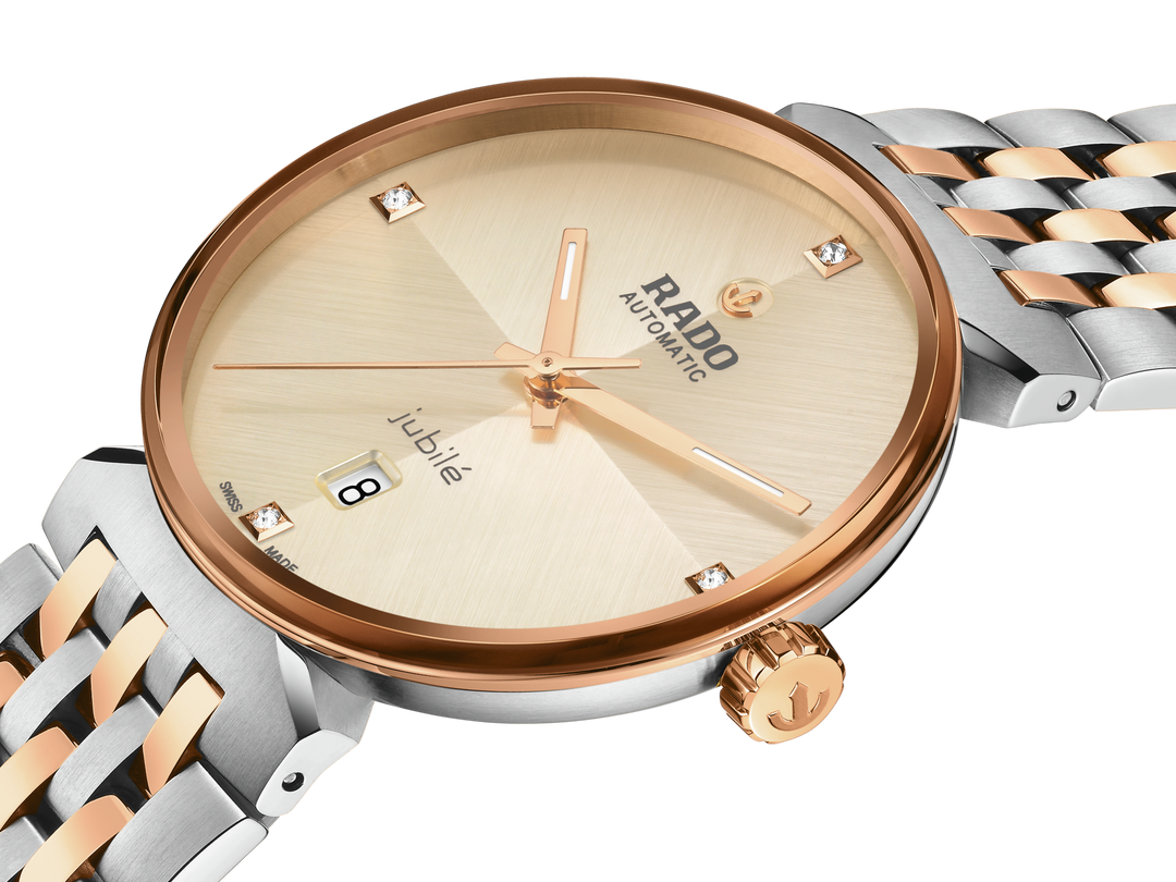 Rado L Florence R48903703 Stahl Automatik ZB Champagner 39mm