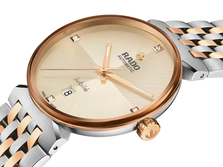 Rado L Florence R48903703 Stahl Automatik ZB Champagner 39mm