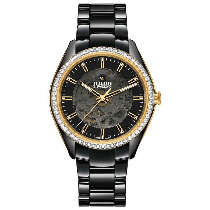Rado XL Hyperchrome R32157152 Openheart HTC Keramik mit Brillanten Automatik 80Std.42mm