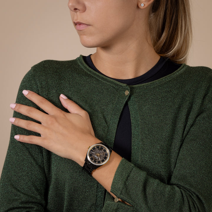 Rado XL Hyperchrome R32157152 Openheart HTC Keramik mit Brillanten Automatik 80Std.42mm