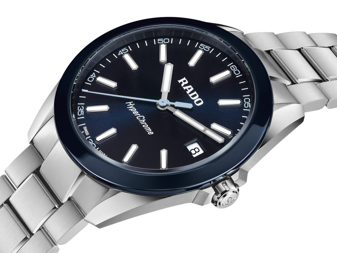 Rado Hyperchrome R32280203 XL Q Stahl ZB grün Index 41.5mm