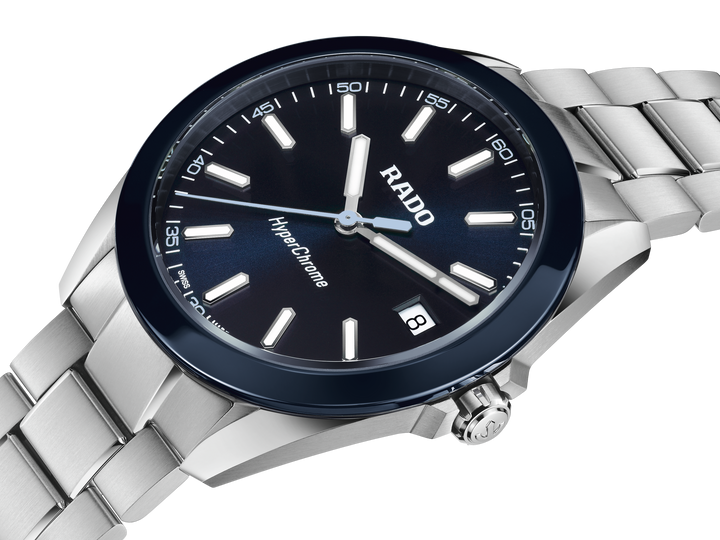 Rado Hyperchrome R32280203 XL Q Stahl ZB grün Index 41.5mm