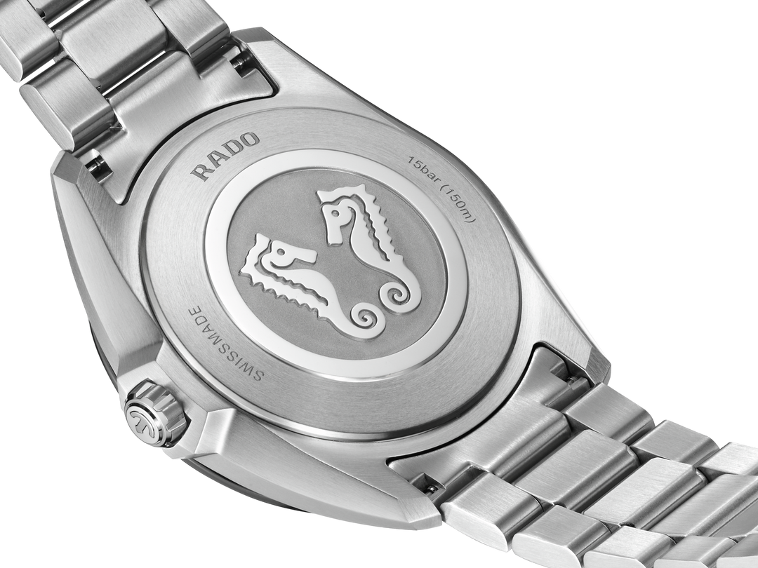 Rado Hyperchrome R32280203 XL Q Stahl ZB grün Index 41.5mm