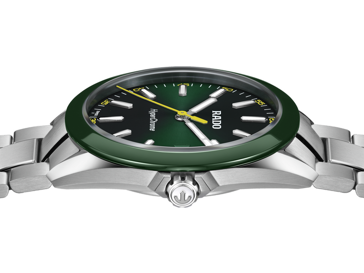 Rado Hyperchrome R32280313 XL Q Stahl ZB grün Index 41.5mm