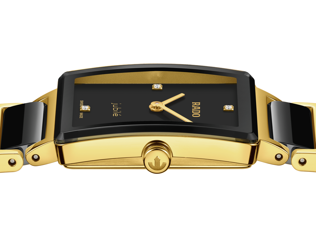 Rado S Integral R20252702 Q Stahl PVD gelb ZB schwarz 4 Diam 23mm