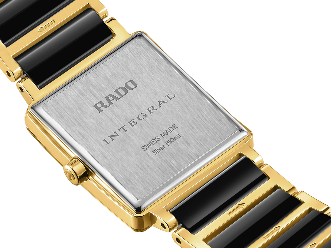 Rado S Integral R20252702 Q Stahl PVD gelb ZB schwarz 4 Diam 23mm