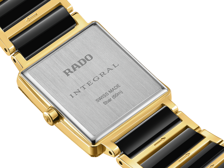 Rado S Integral R20252702 Q Stahl PVD gelb ZB schwarz 4 Diam 23mm
