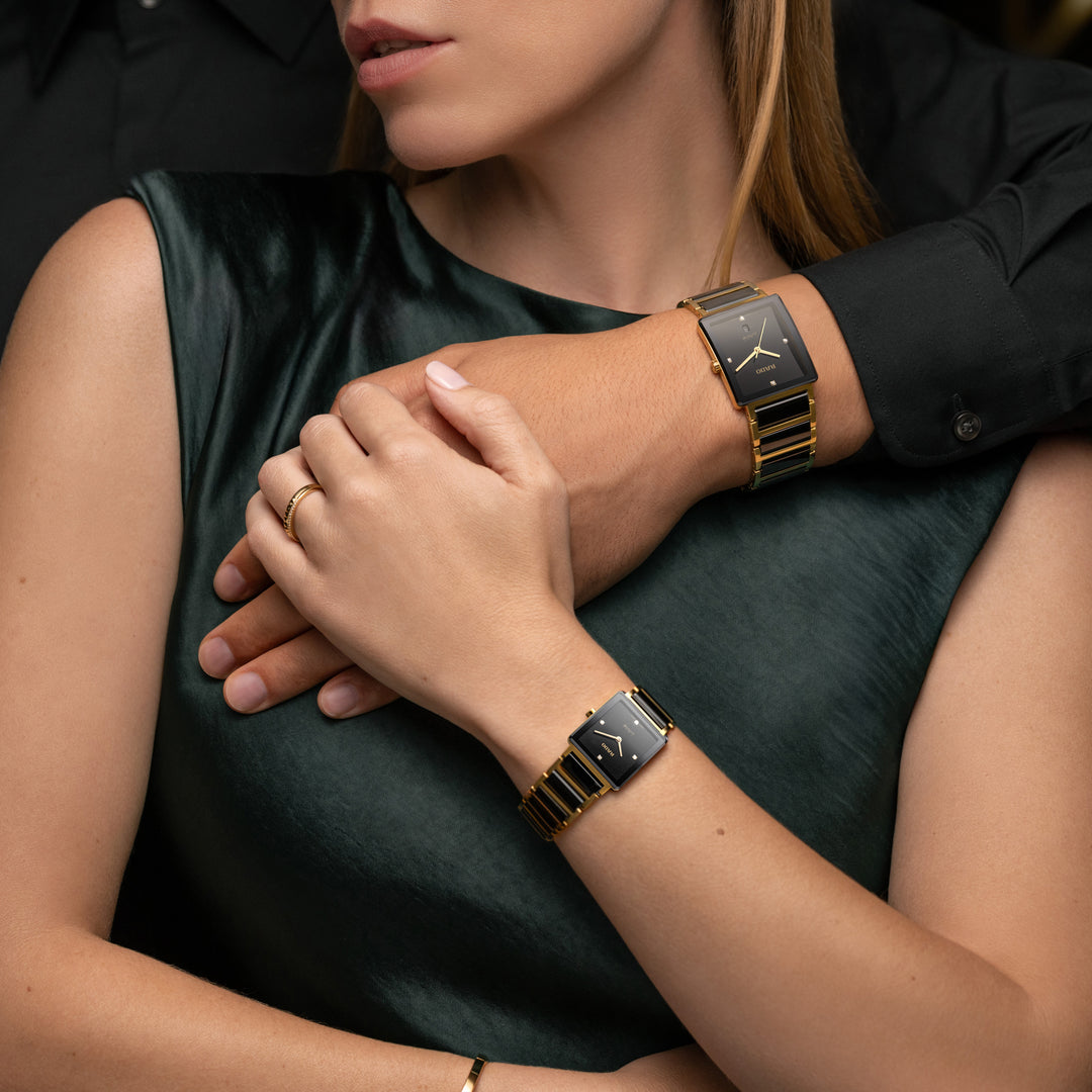 Rado S Integral R20252702 Q Stahl PVD gelb ZB schwarz 4 Diam 23mm