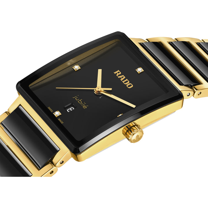 Rado L Integral R20256712 Q Stahl PVD gelb ZB schwarz 4 Diam 32mm