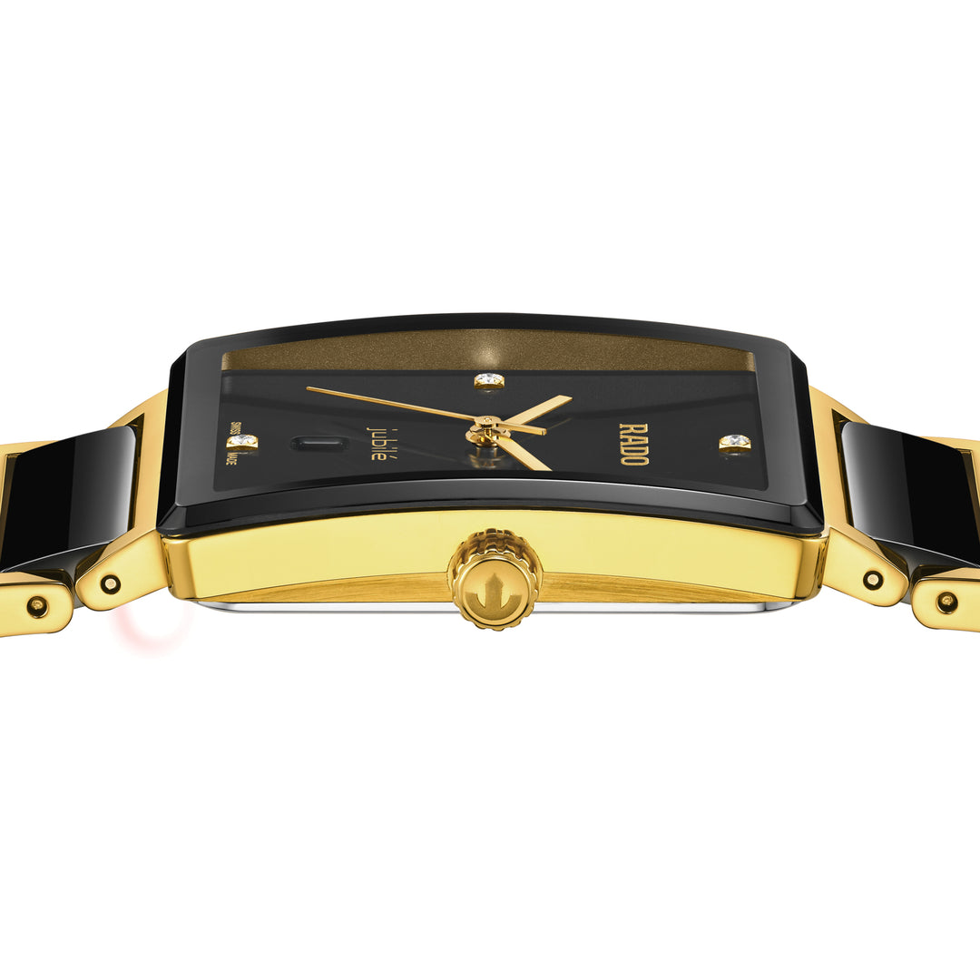 Rado L Integral R20256712 Q Stahl PVD gelb ZB schwarz 4 Diam 32mm