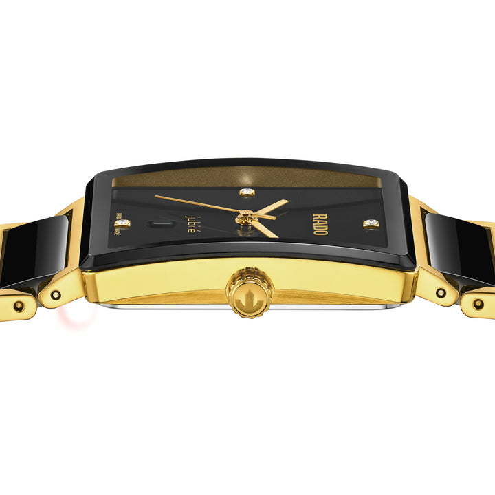 Rado L Integral R20256712 Q Stahl PVD gelb ZB schwarz 4 Diam 32mm
