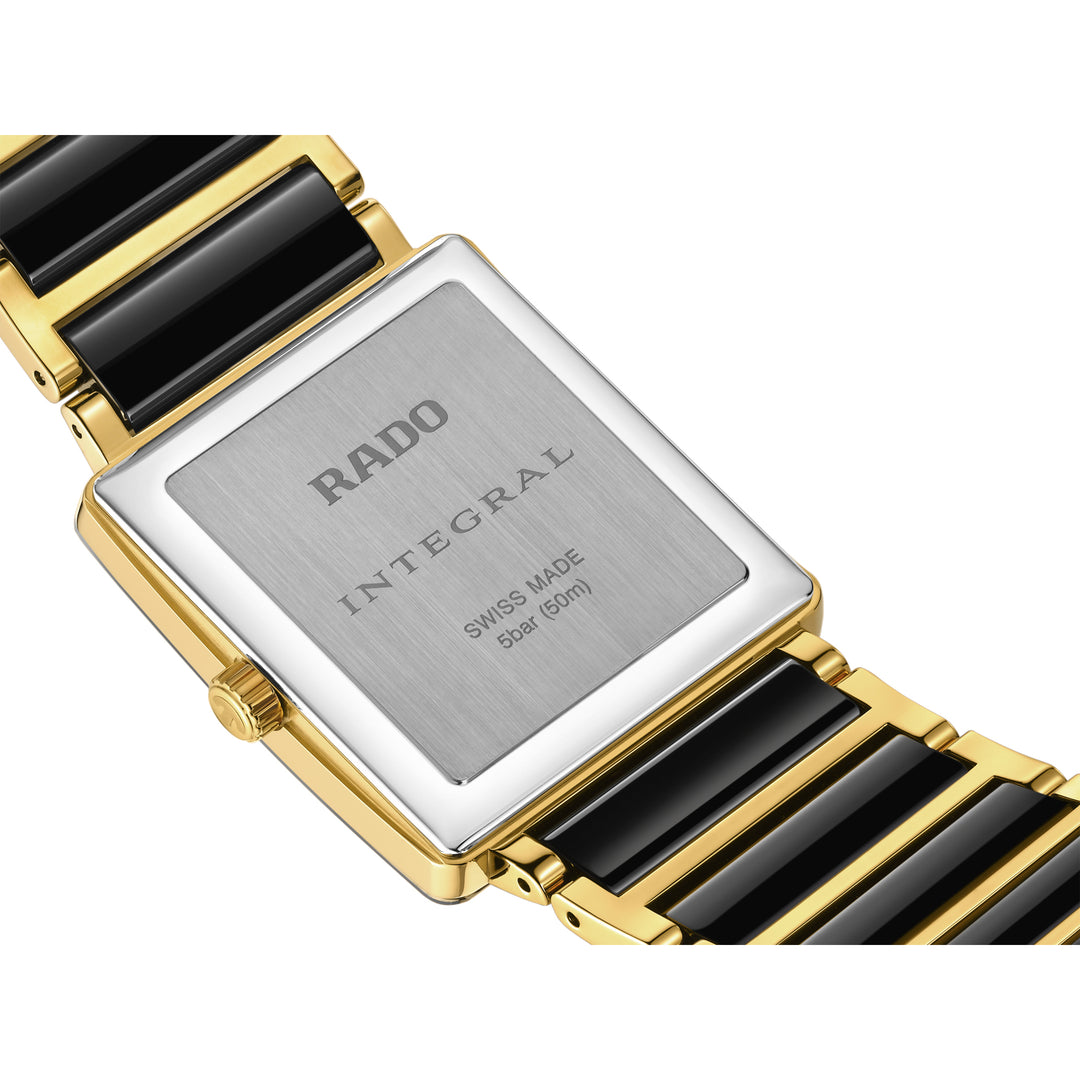 Rado L Integral R20256712 Q Stahl PVD gelb ZB schwarz 4 Diam 32mm