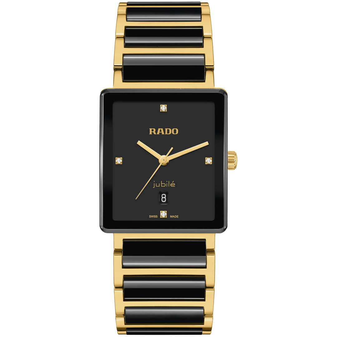 Rado L Integral R20256712 Q Stahl PVD gelb ZB schwarz 4 Diam 32mm