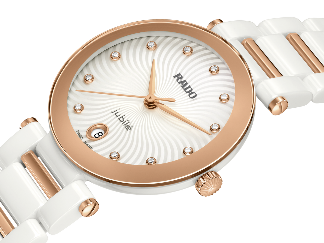 Rado S La Coupole R22240703Q HTC Keramik ZB weiss Stern 11 Diam 31mm
