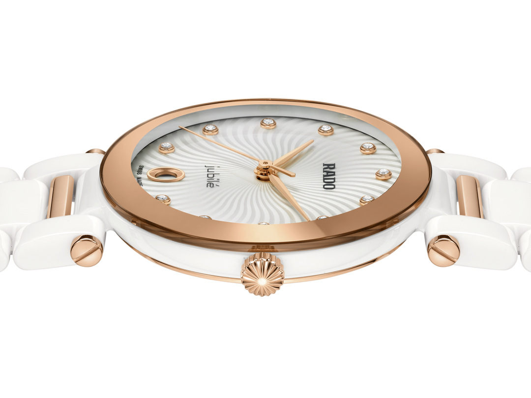 Rado S La Coupole R22240703Q HTC Keramik ZB weiss Stern 11 Diam 31mm