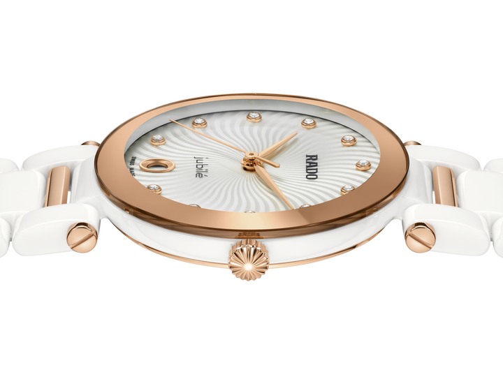Rado S La Coupole R22240703Q HTC Keramik ZB weiss Stern 11 Diam 31mm