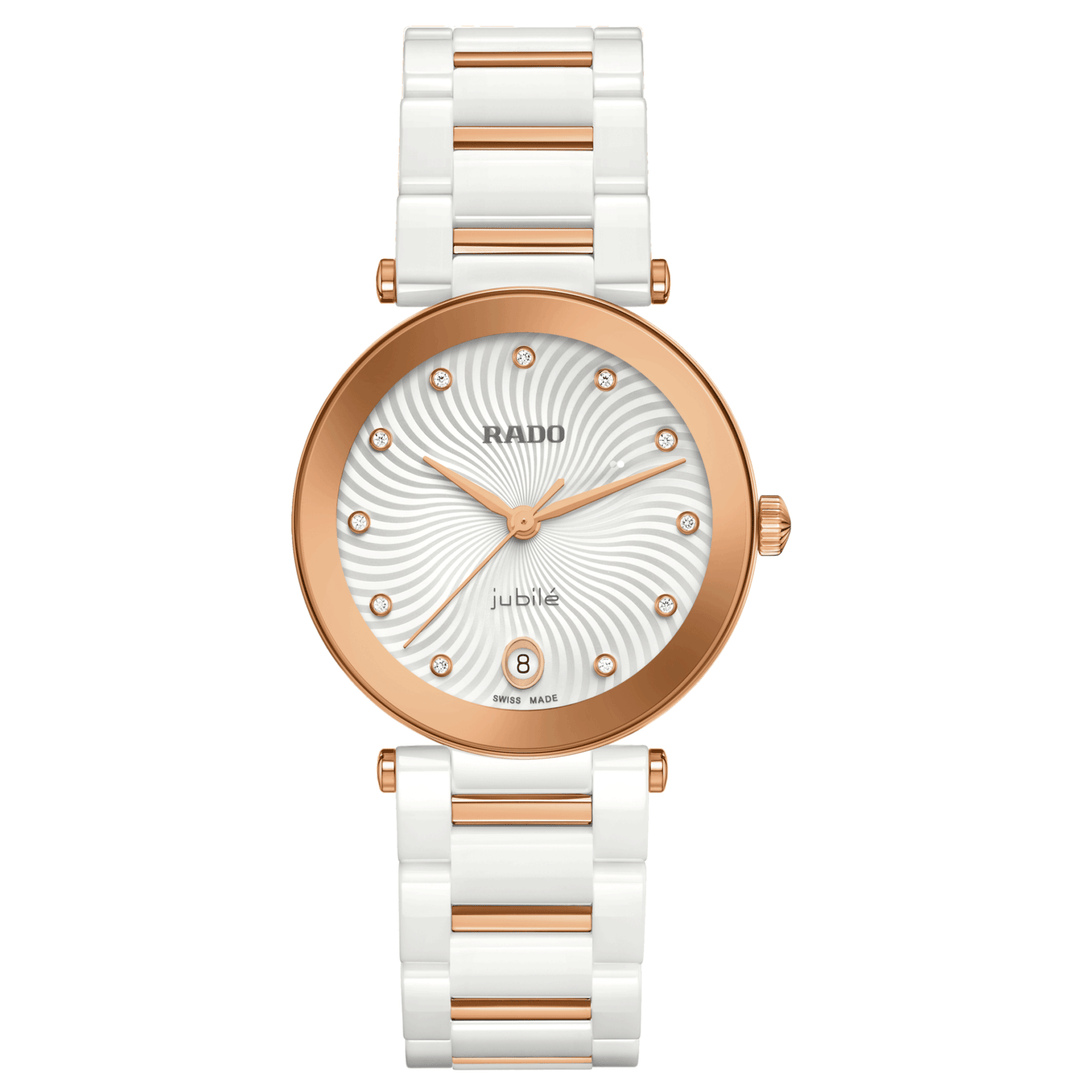 Rado S La Coupole R22240703Q HTC Keramik ZB weiss Stern 11 Diam 31mm