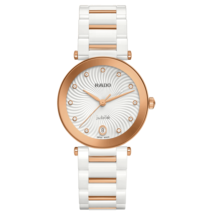 Rado S La Coupole R22240703Q HTC Keramik ZB weiss Stern 11 Diam 31mm