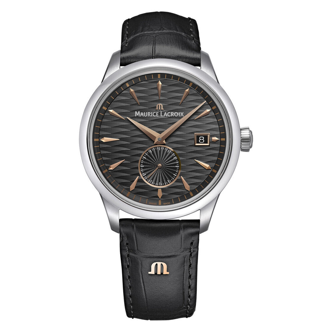 Maurice Lacroix 1975 Legacy Small Second Automatik 756207-SS001-330-2 Stahl ZB schwarz 39mm Limitiert