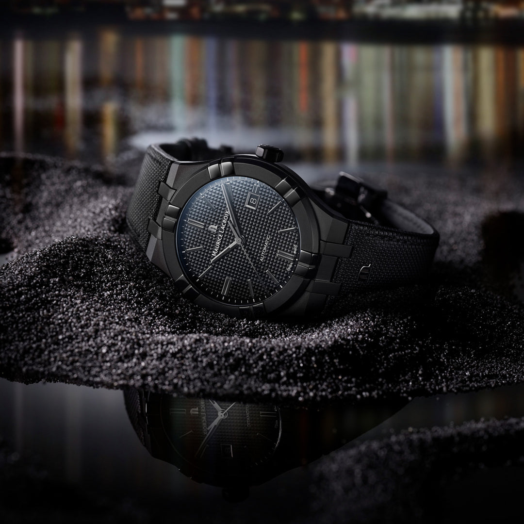 Maurice Lacroix Aikon AI6008-PVB01-330-1 Automatic Date noir 42mm