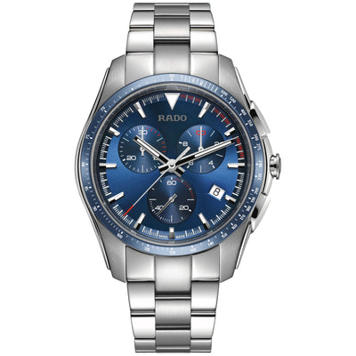 Rado XXL Hyperchrome R32259203 Q Chronograph Stahl  ZB blau Index 45mm