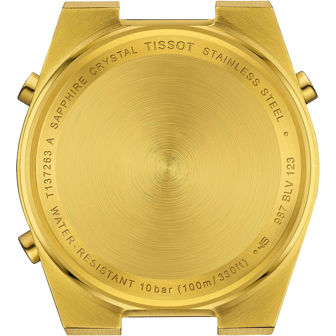 Tissot PRX T137.263.33.020.00 Digital Goldig  Stahl PVD gelb ZB Mirror 35mm