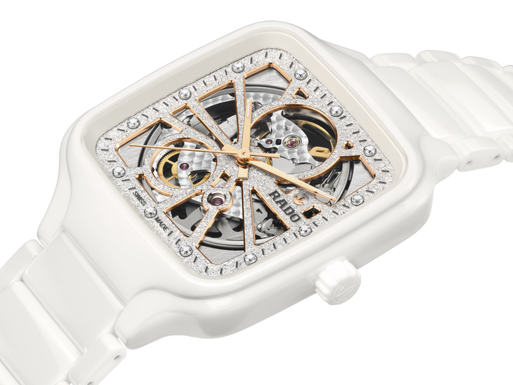 Rado L True Square R27073722 Open Heart Sparkling Automatik 80 Std. 38mm
