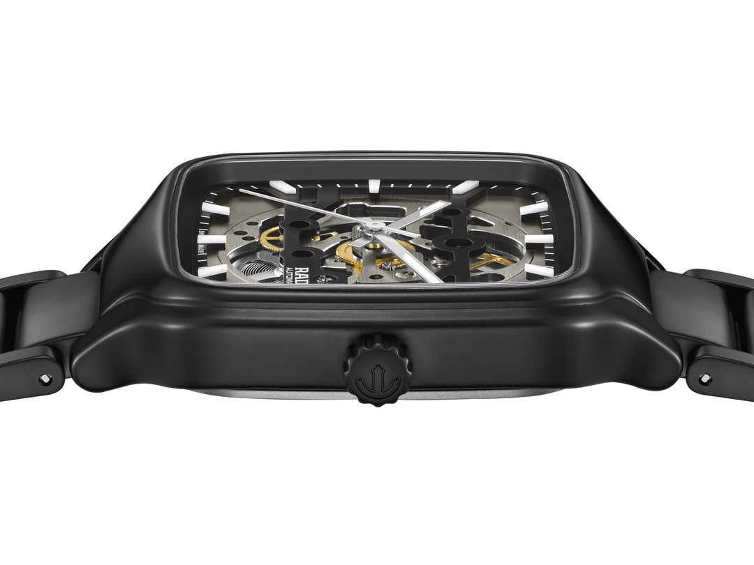 Rado L True Square R27197152 Skeleton HTC schwarz matt Automatic 80std 38mm